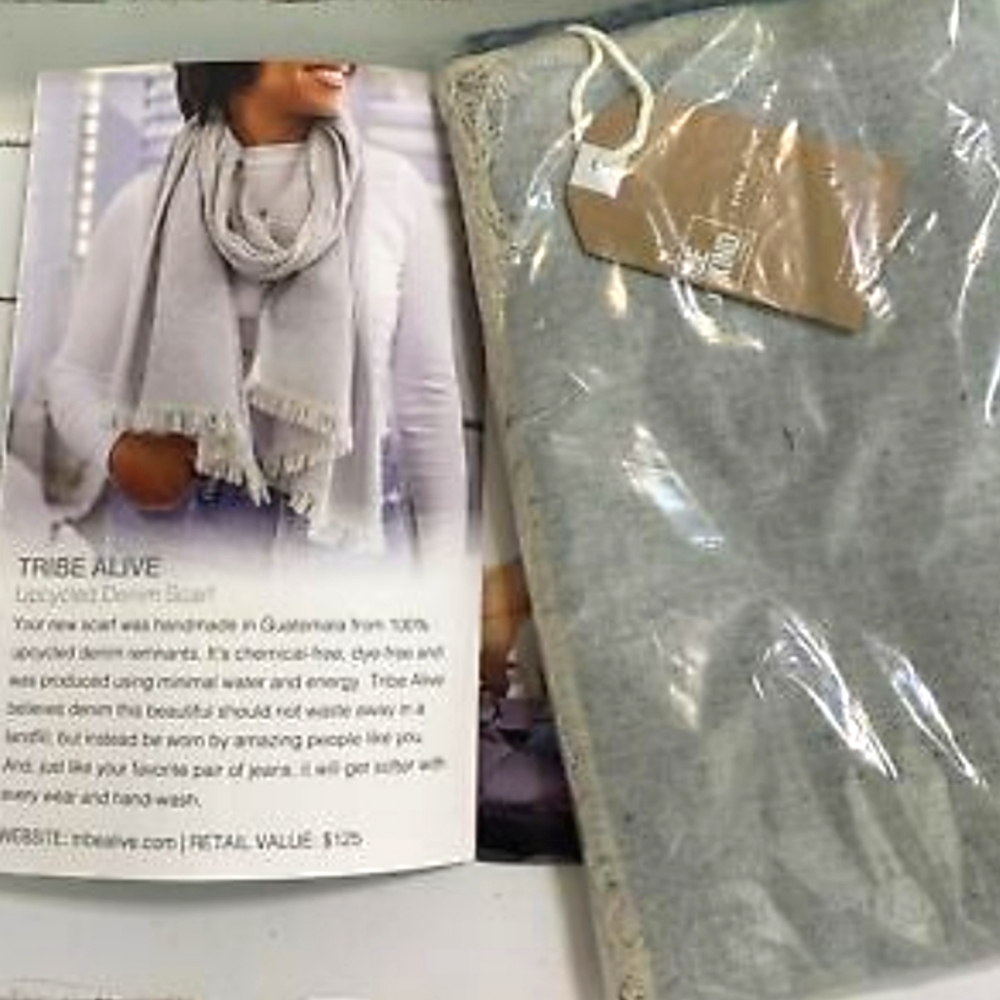 Tribe Alive Up-cycled Denim Scarf